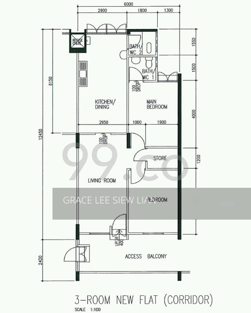 Blk 418 Ang Mo Kio Avenue 10 (Ang Mo Kio), HDB 3 Rooms #128057882